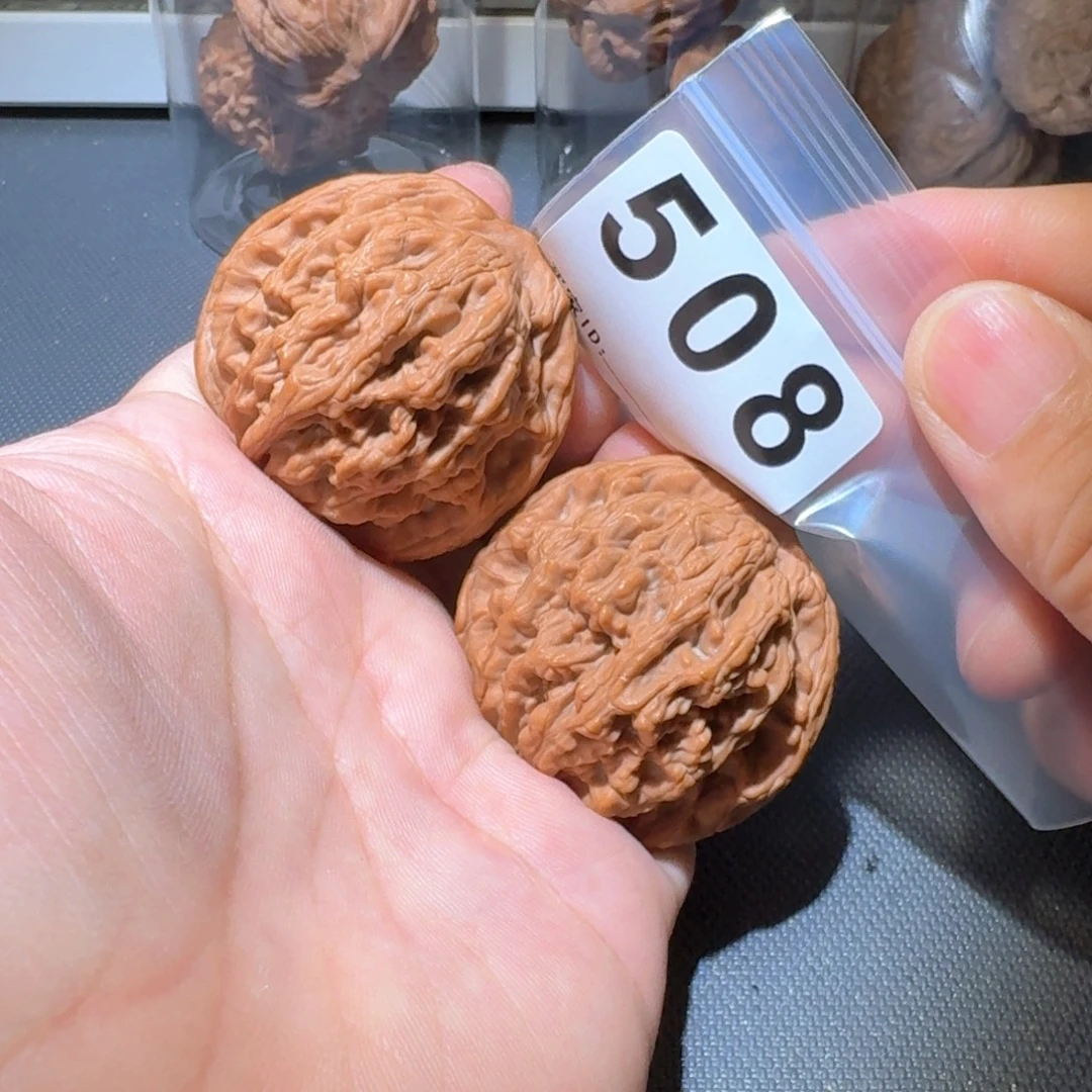 木****把件文玩核桃虎头44