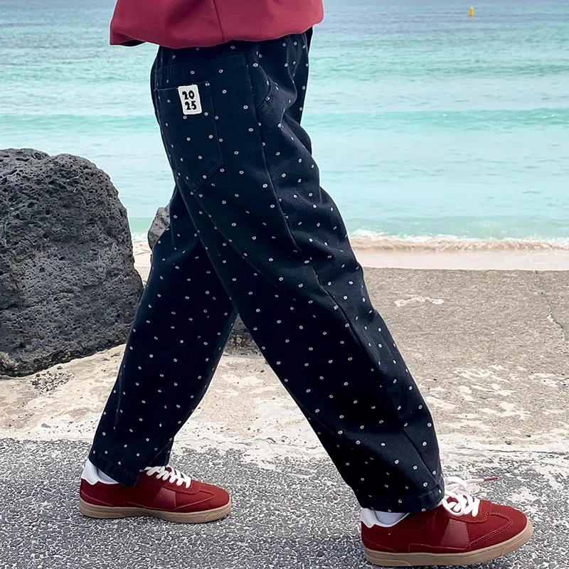 儿童春秋新款时尚洋气韩版网红款高货百搭KZ8544 儿童裤子