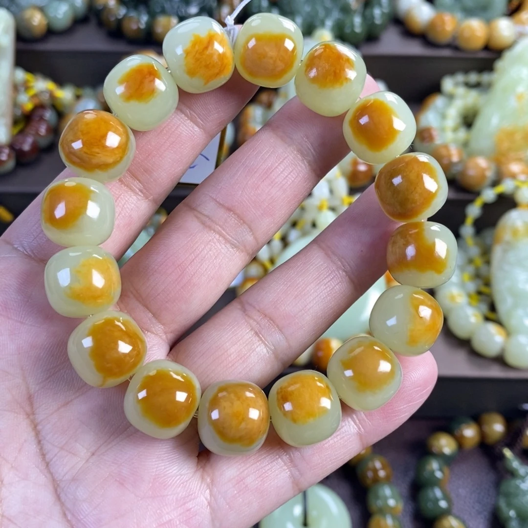 透闪石质玉未镶嵌手串