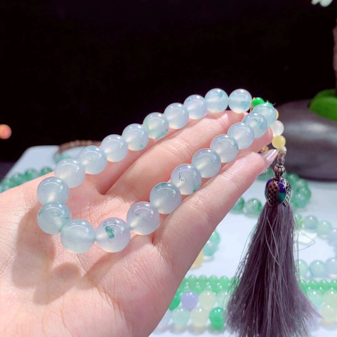 翡翠未镶嵌手串天然翡翠