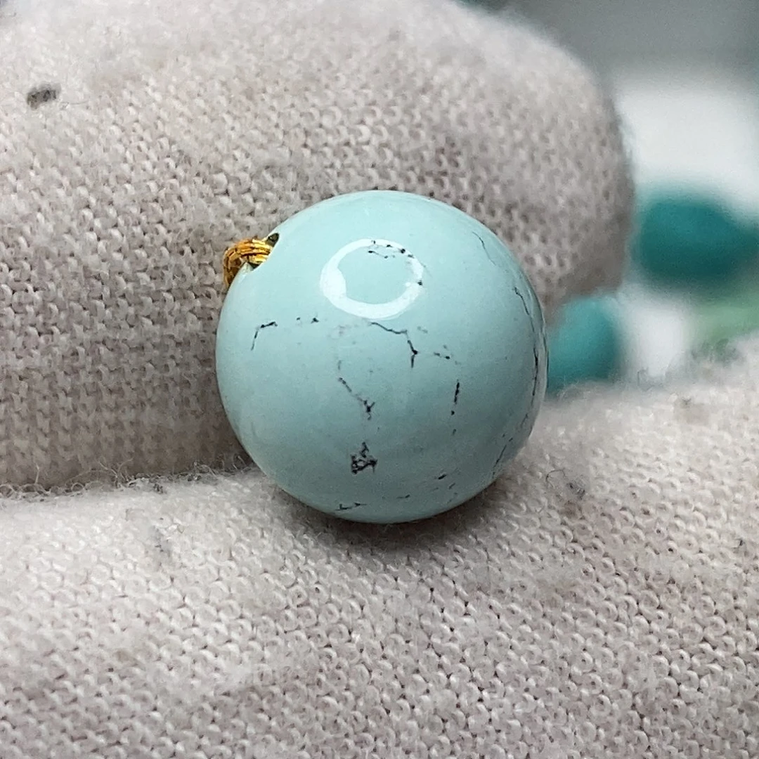 绿松石未镶嵌天然原矿 带武汉地大证书