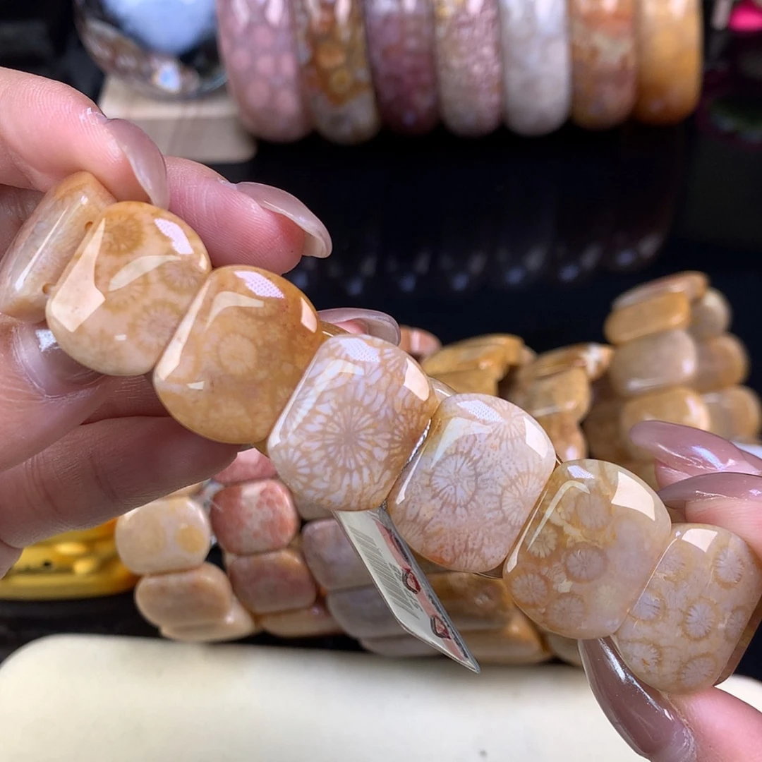 【闪购商品】颈饰未镶嵌硅化珊瑚（珊瑚玉）开播福利（13号）