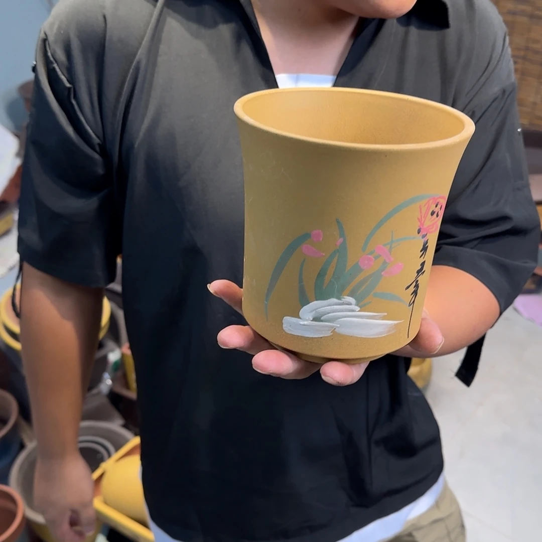 紫砂花盆瑕疵和瑕疵