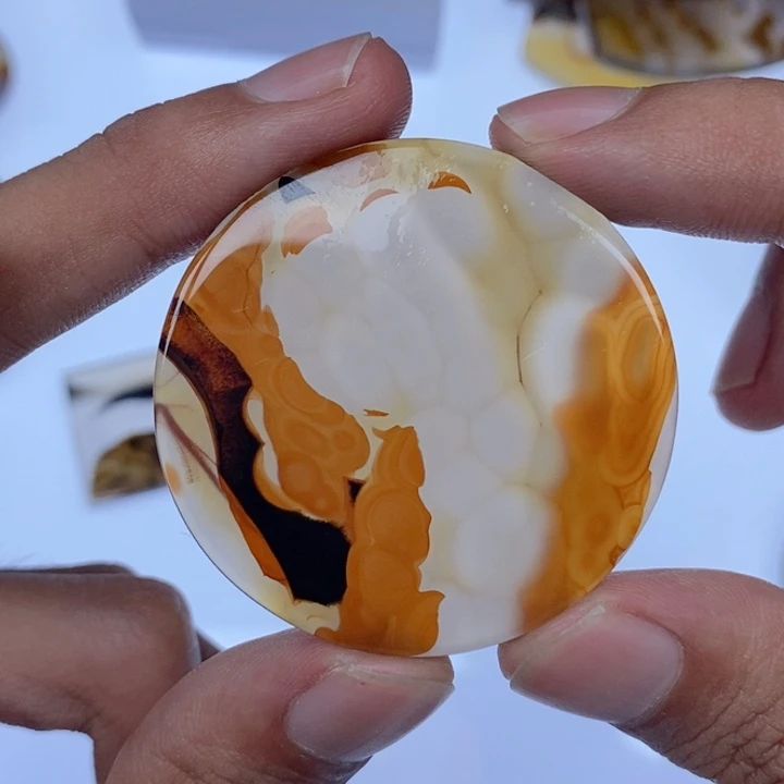 未镶嵌玛瑙/玉髓珠宝半成品