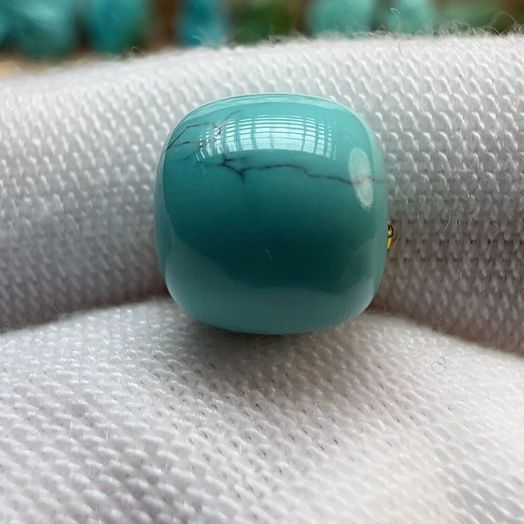 绿松石未镶嵌配饰7.7×7.2