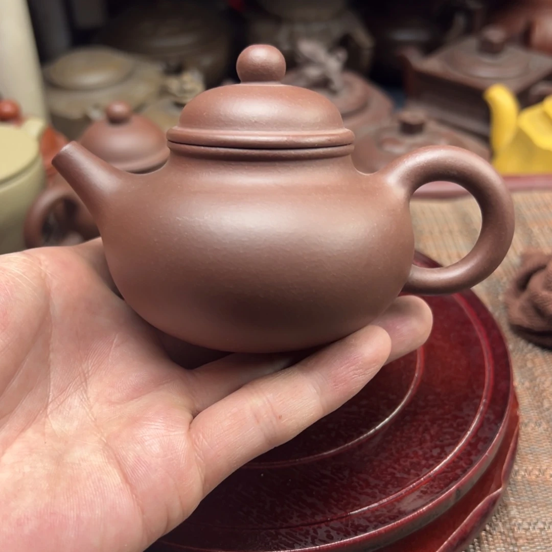 紫砂茶壶宜兴原矿紫砂壶160毫升容量