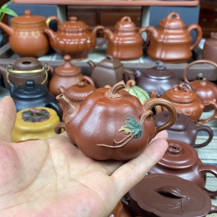 紫砂茶壶南瓜100cc特价