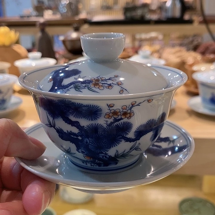 这个真好看盖碗瓷器