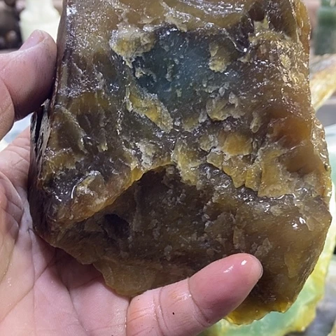 闻***语蛇纹石玉合金手镯