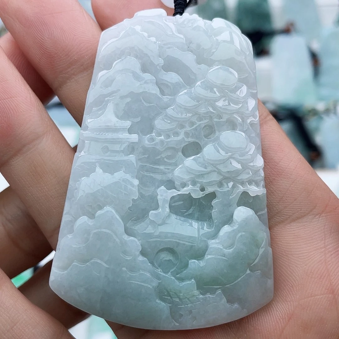 颈饰未镶嵌翡翠翡翠