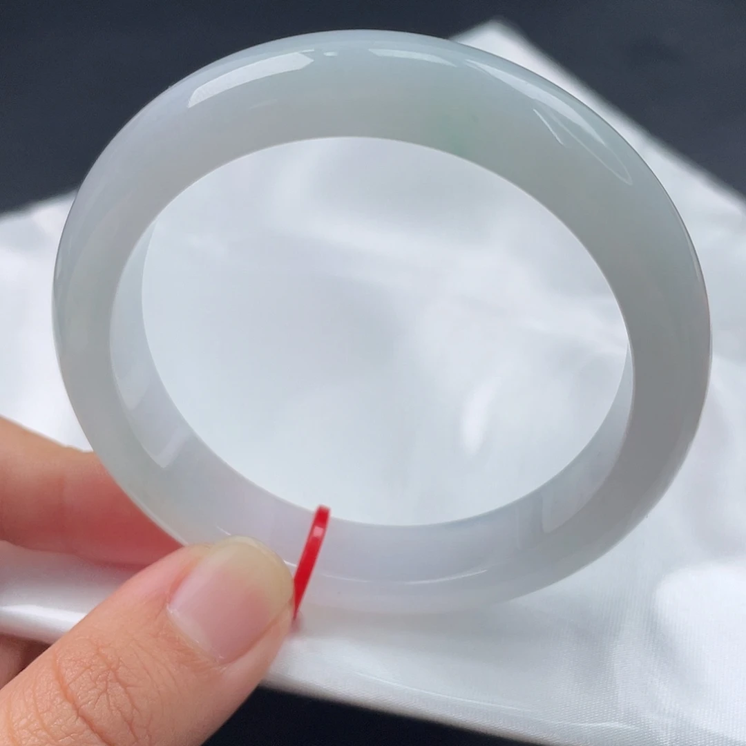 翡翠未镶嵌手镯55正圈