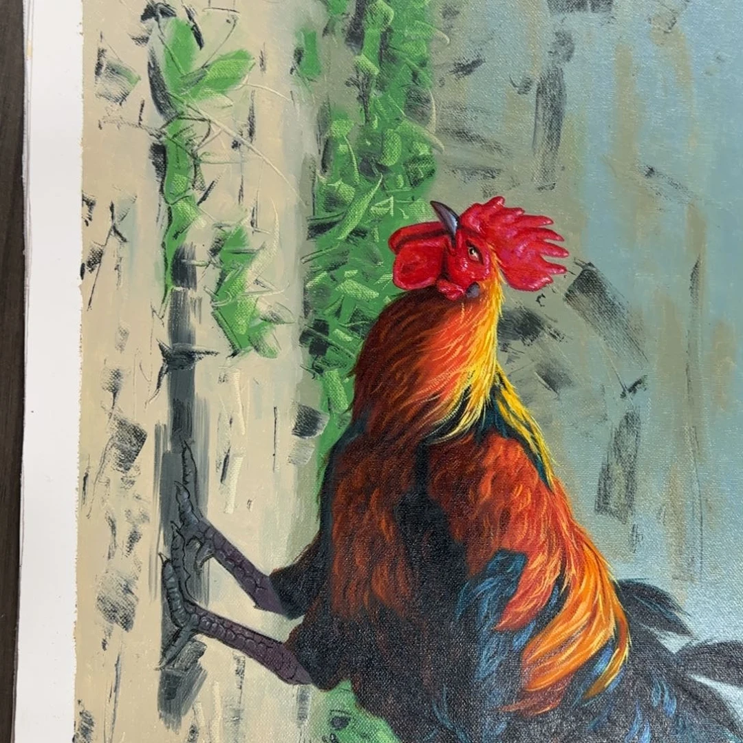 油画加油加油努力加油加油