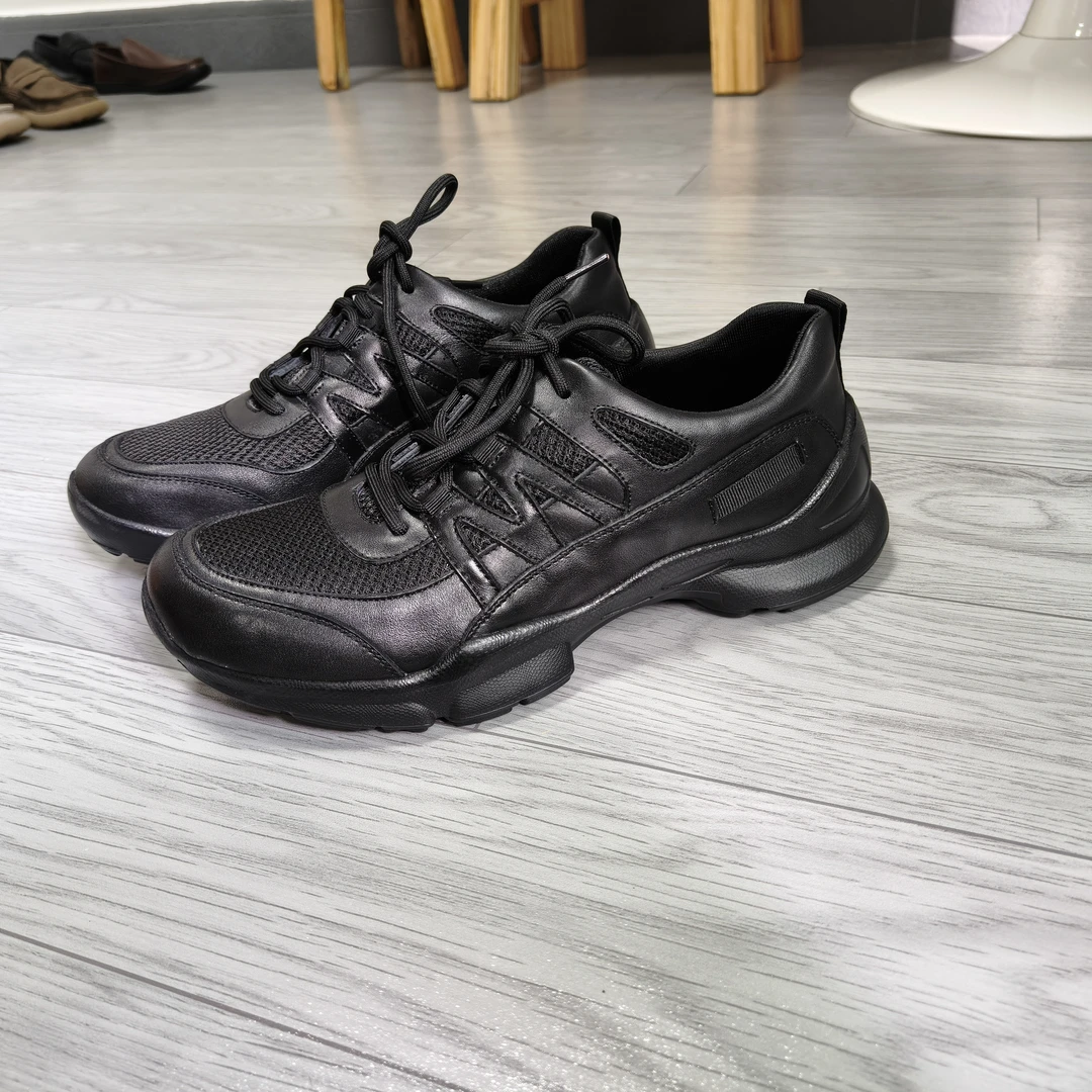 男鞋休闲懒人男鞋夏季舒适百搭透气系带商务男士时尚