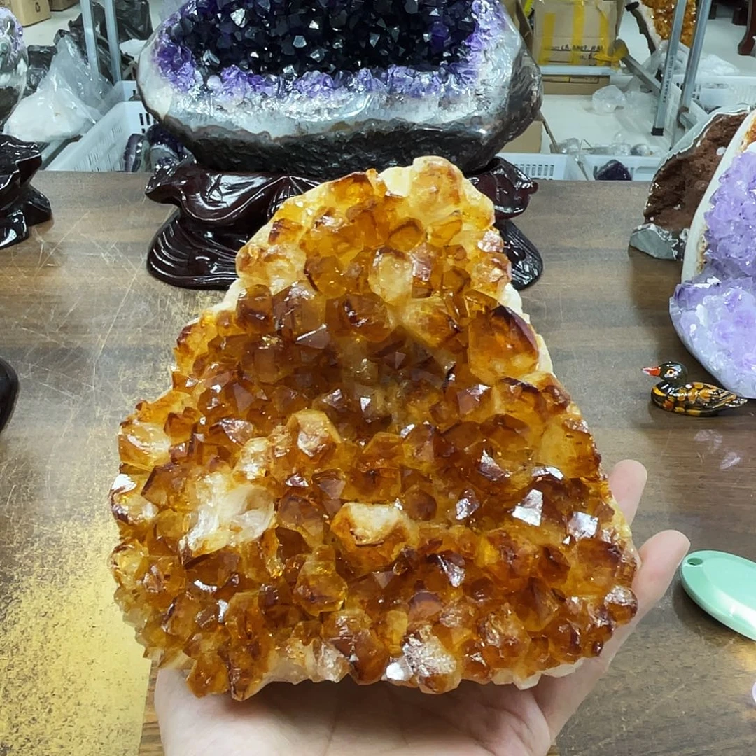 紫晶摆件未镶嵌晶体