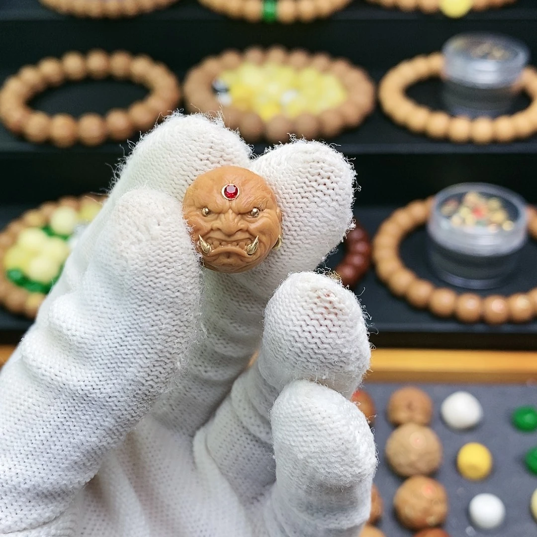 猴头核桃吊坠海**杨猴头獠牙恶等16+