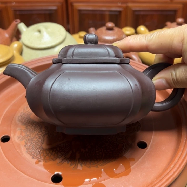 茶杯紫砂宜兴原矿紫泥
