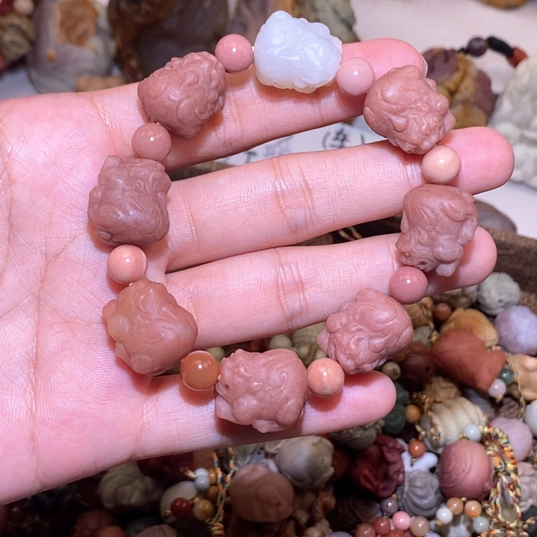 石英质玉（阿拉善玉）未镶嵌手链