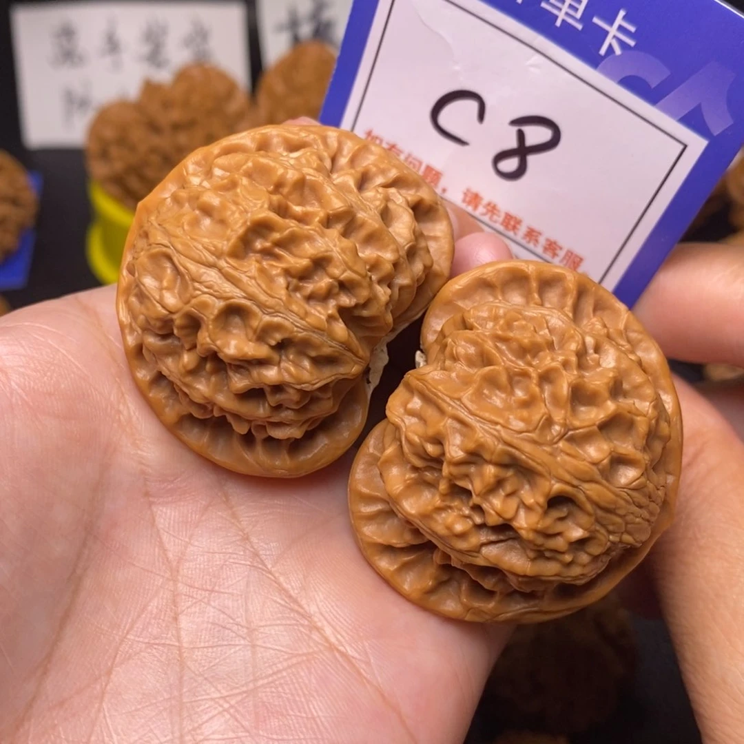 文玩核桃把件43宫灯c8