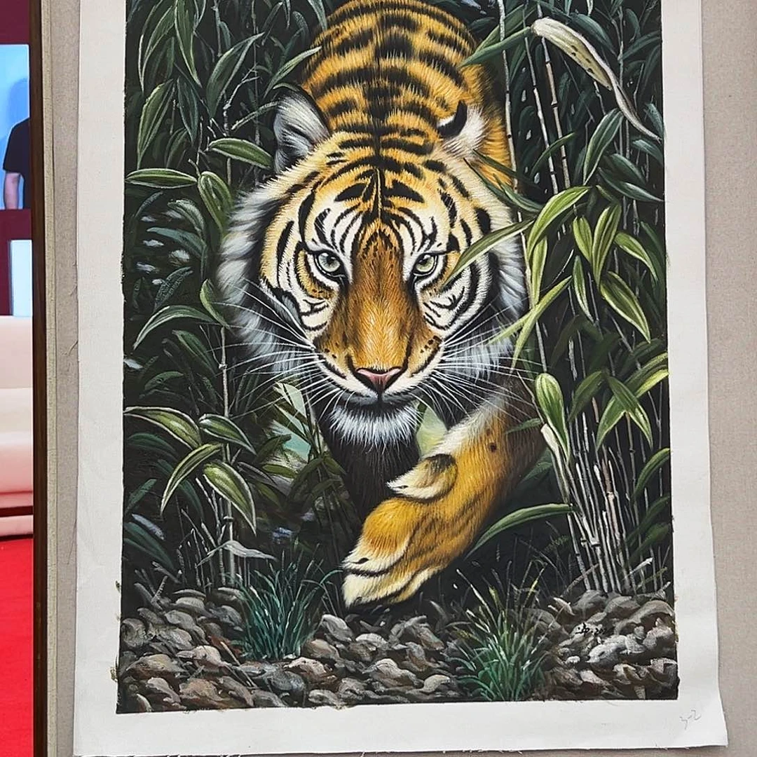 油画二郎展览原作