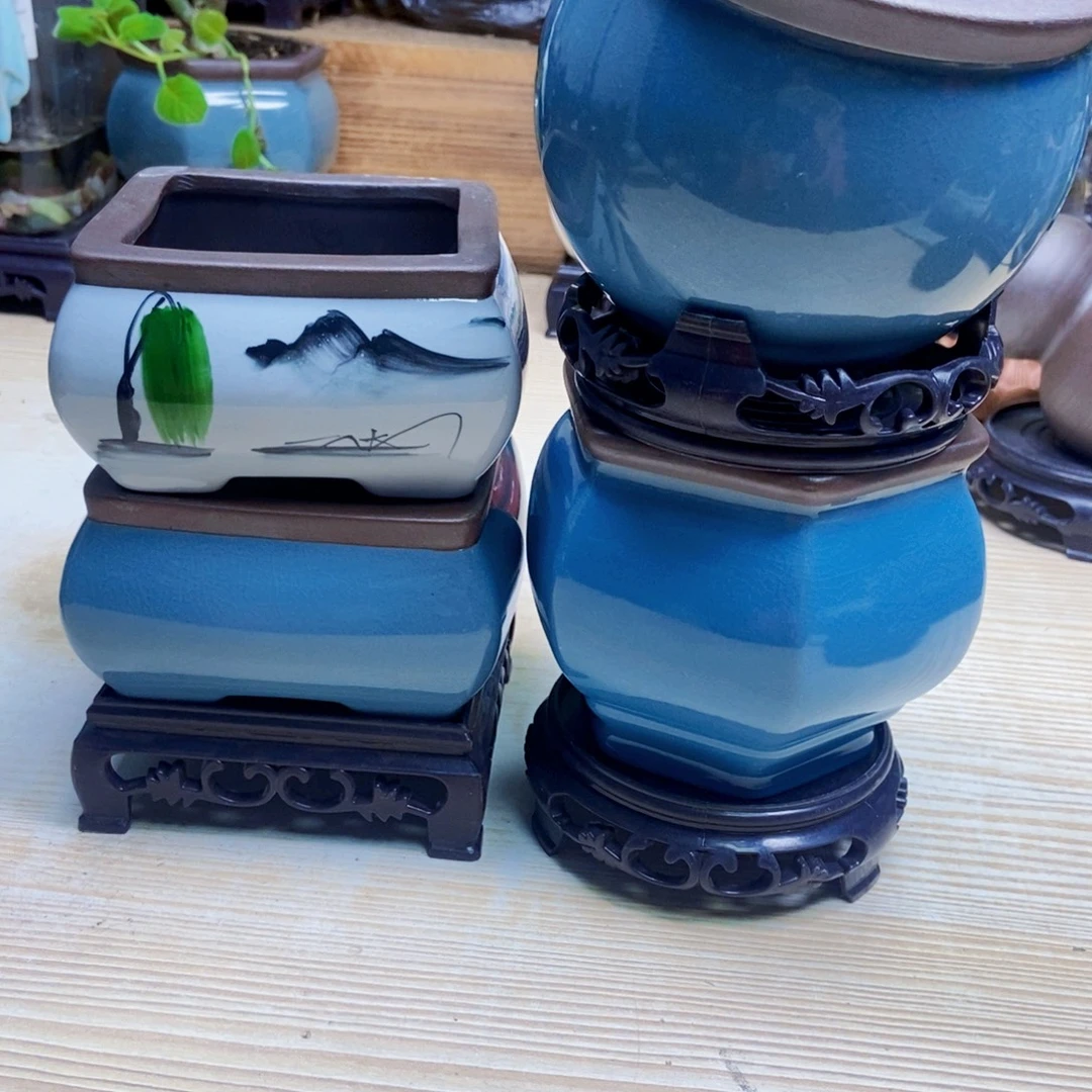 瓷片陶瓷花盆陶瓷艺术