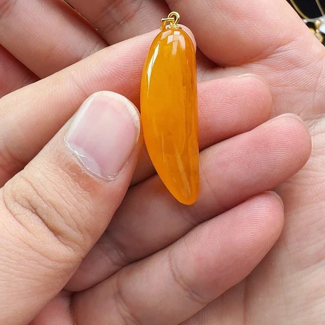 琥珀颈饰银S925镶嵌假一赔十，特价