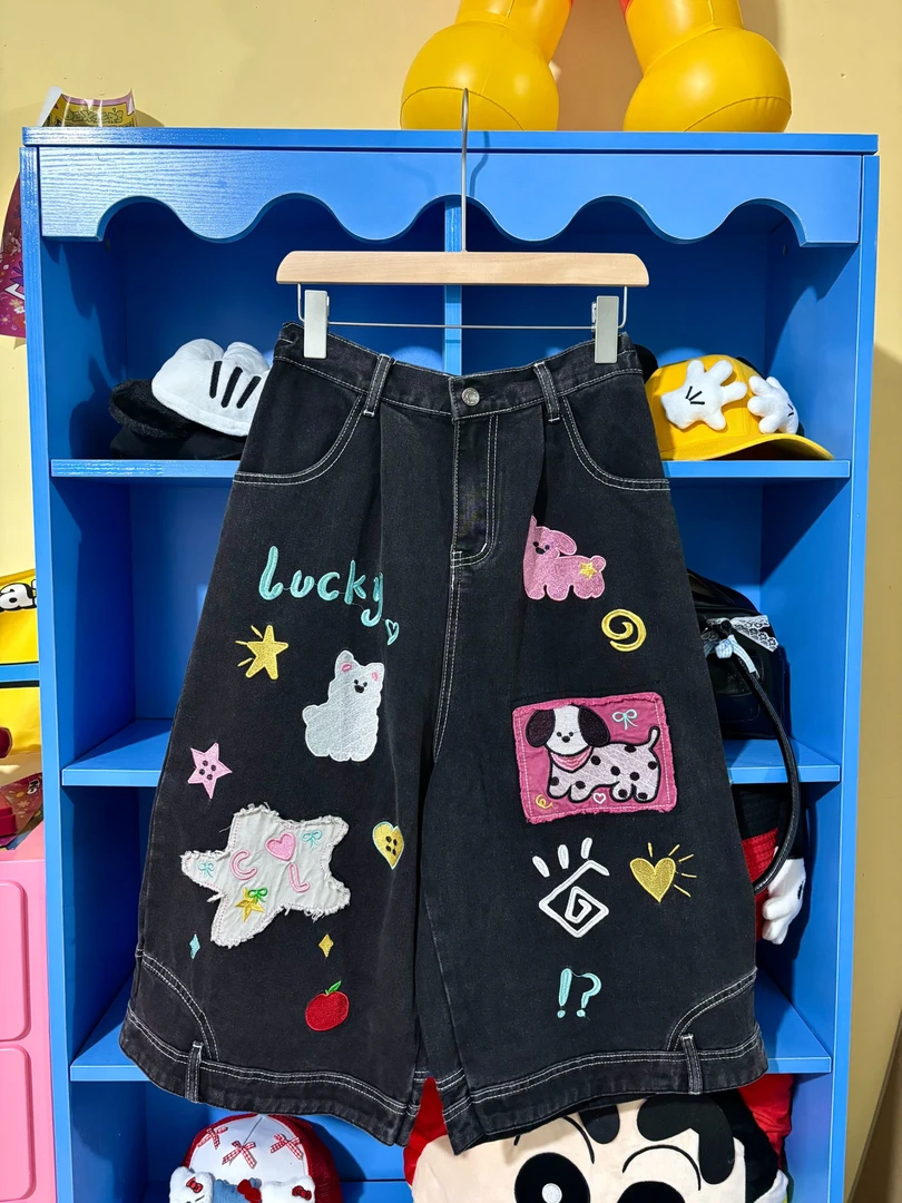 3甜【lucky小狗】七分裤时尚潮流137