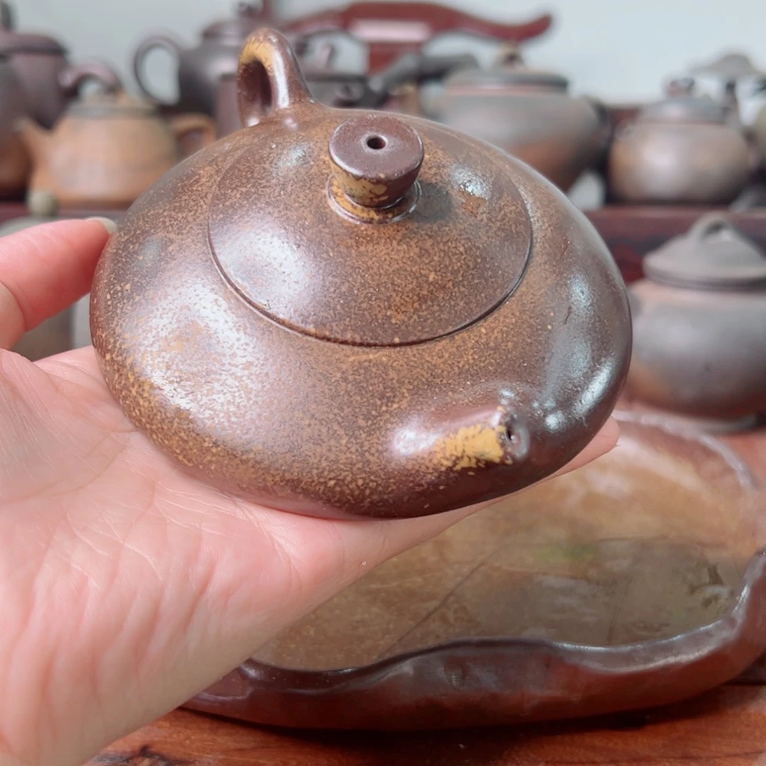 欧***师坭兴陶贵台龙窑柴烧茶器A71