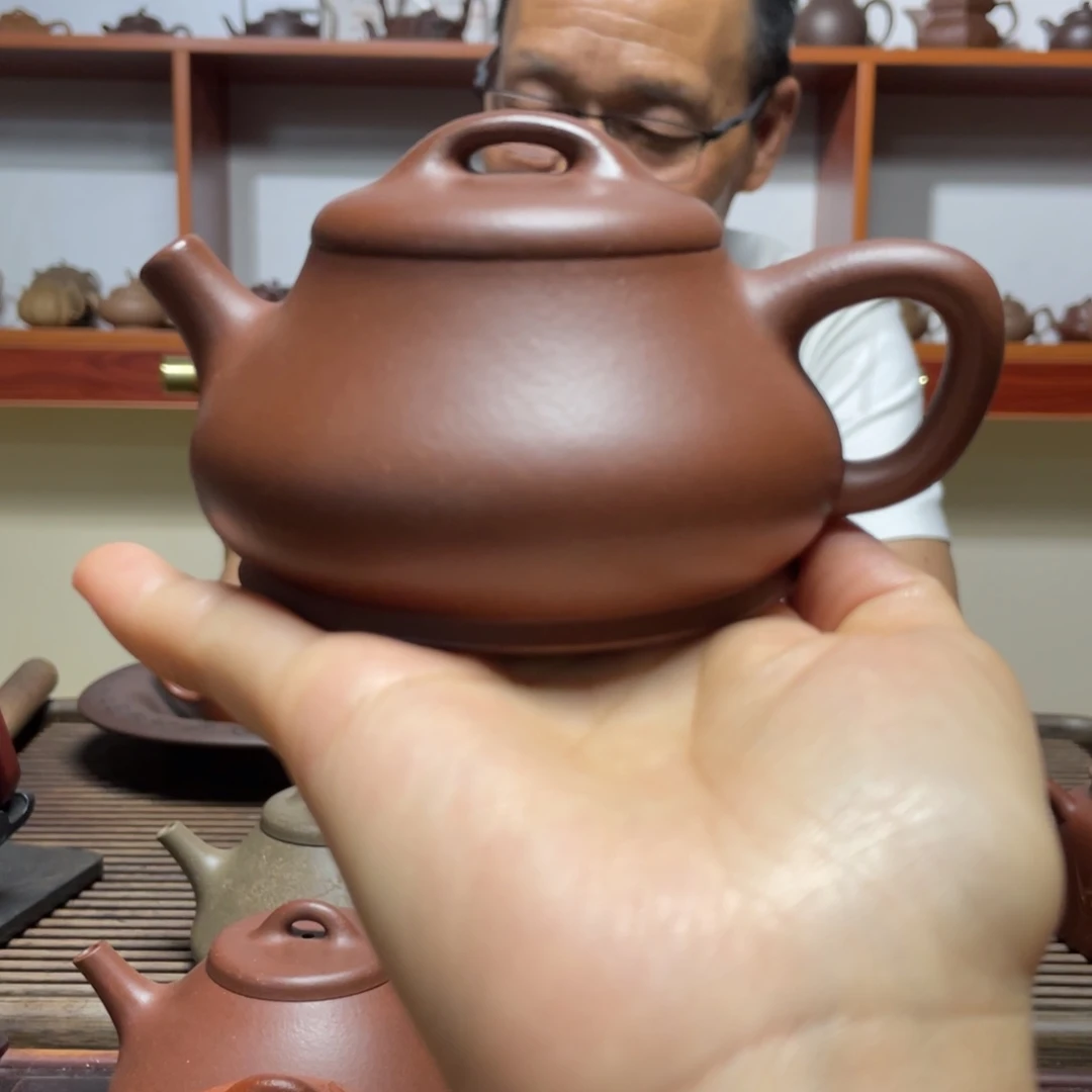 茶壶紫砂紫泥础瓢160CC