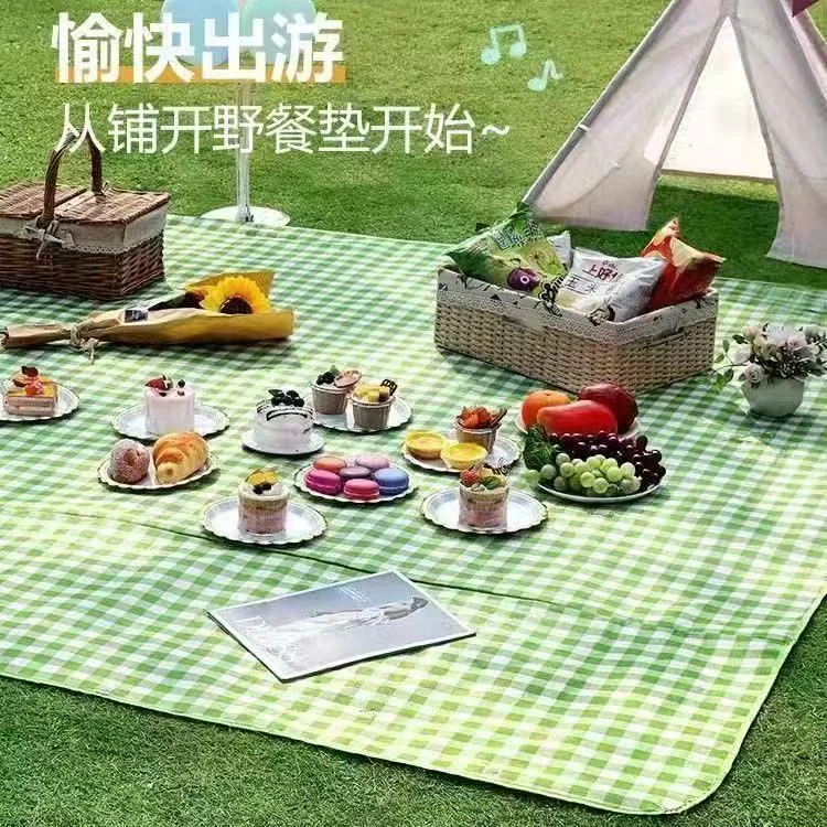 野餐加厚户外防水防潮垫便携春游地垫i露营垫子草坪野炊用品