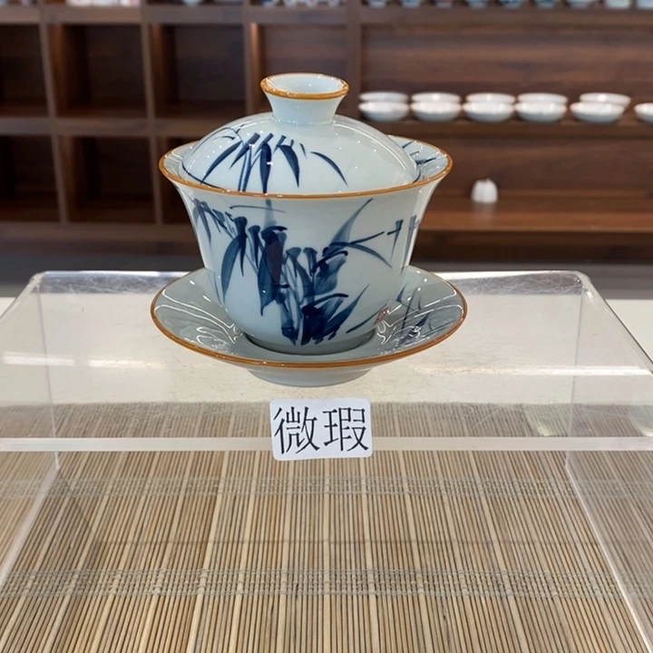 釉下老陶泥手工绘制