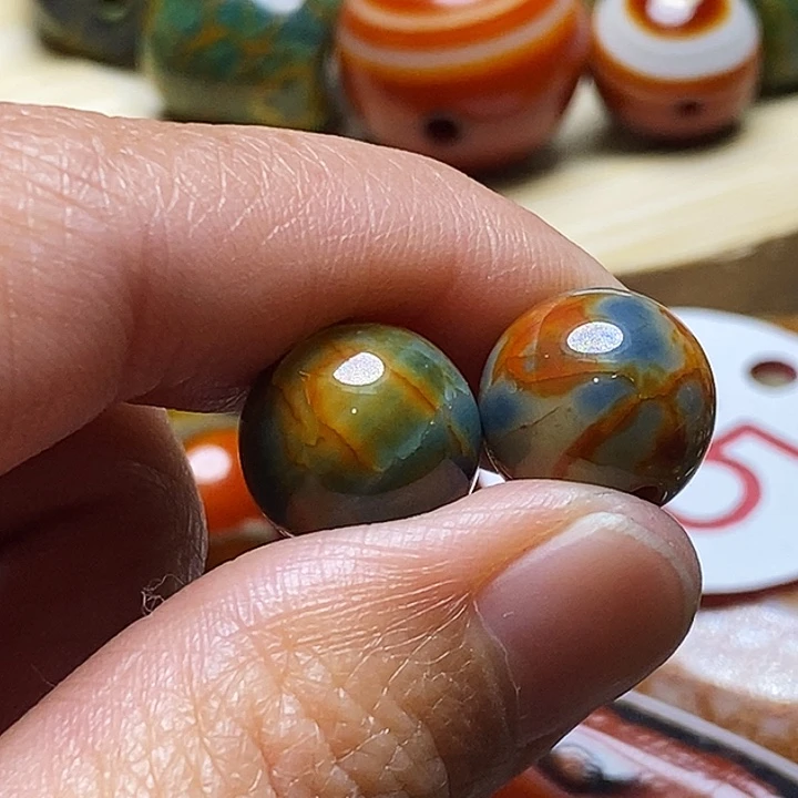 南***茶玛瑙/玉髓未镶嵌颈饰