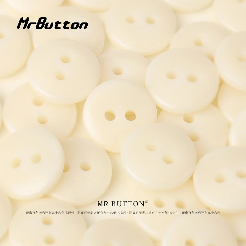 MR BUTTON 高档衬衫树脂纽扣男女通用开衫装饰小扣子手缝家用扣