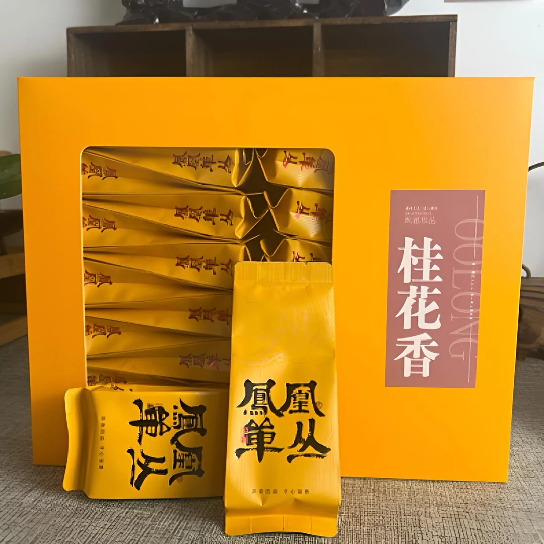 送礼送凤凰单枞潮汕工夫茶潮州凤凰单丛茶高山乌龙茶桂花香小泡装