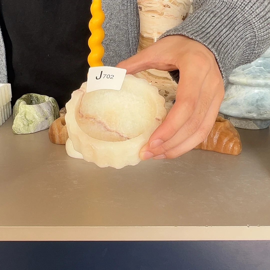 石材J702白水晶圆蛋糕