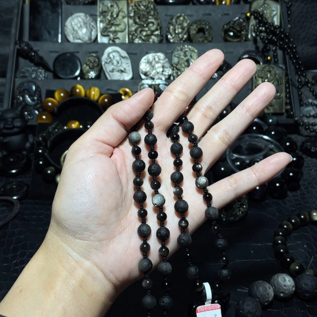 黑曜岩颈饰未镶嵌韬*