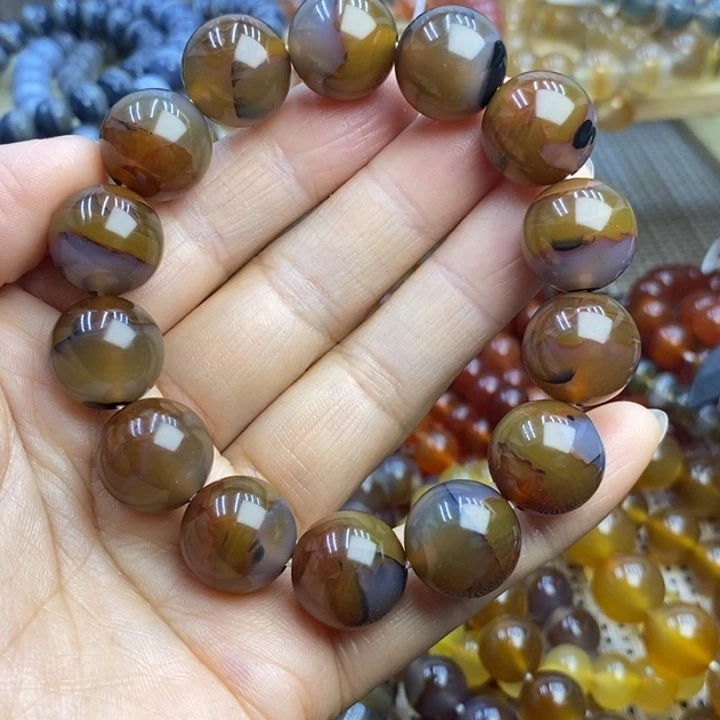 玛瑙/玉髓未镶嵌手链