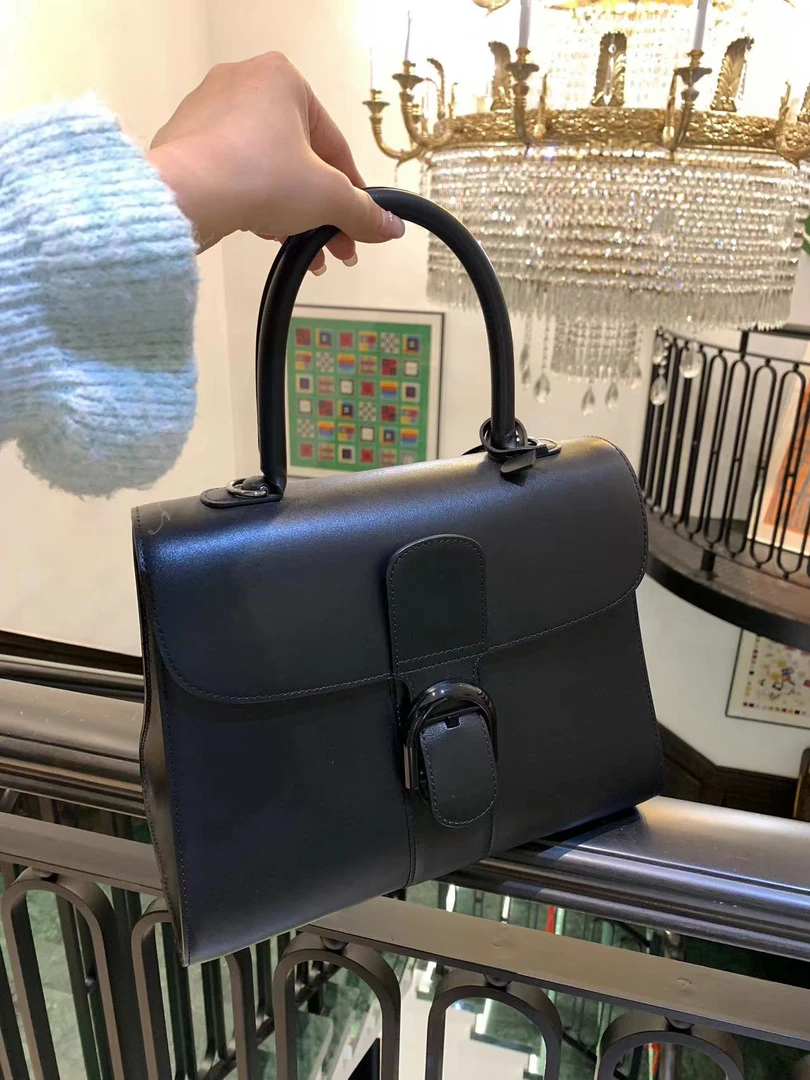 95新 Delvaux/德尔沃  so balck brilliant手提包 2293938