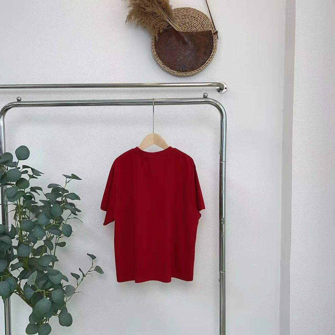 5524悠枣红短袖T恤