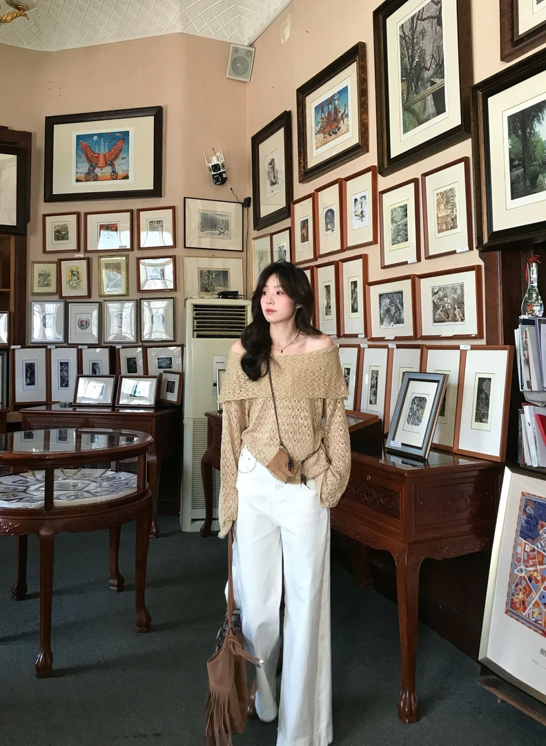 Even一雯【原始轻氧】韩系高智感早秋新品百搭舒适宽松直筒牛仔裤