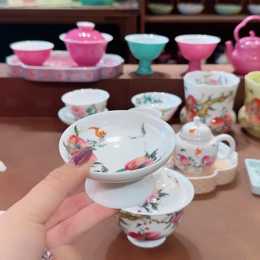 f珐琅彩主人杯茶具套装