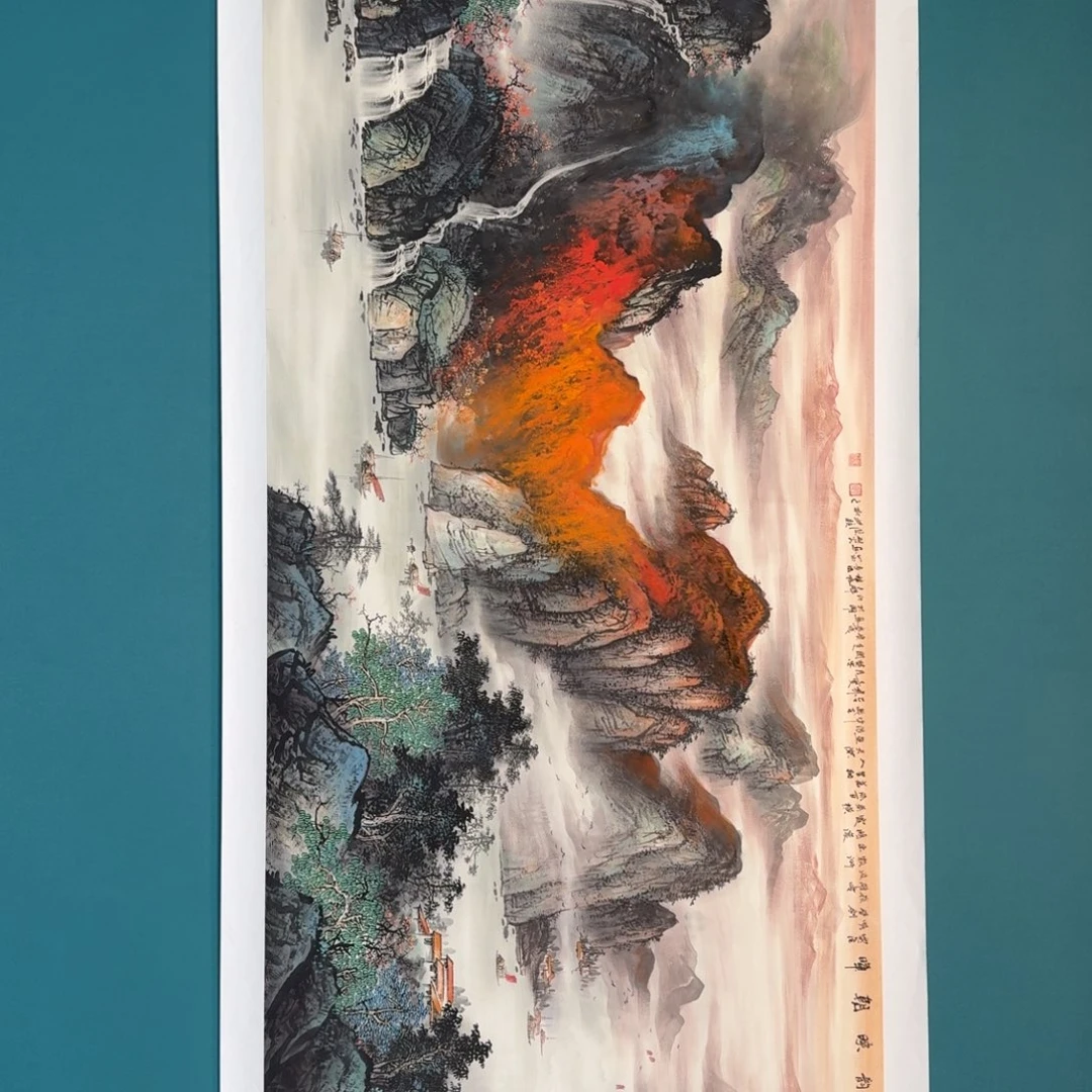 国画阿*资春成老师作品