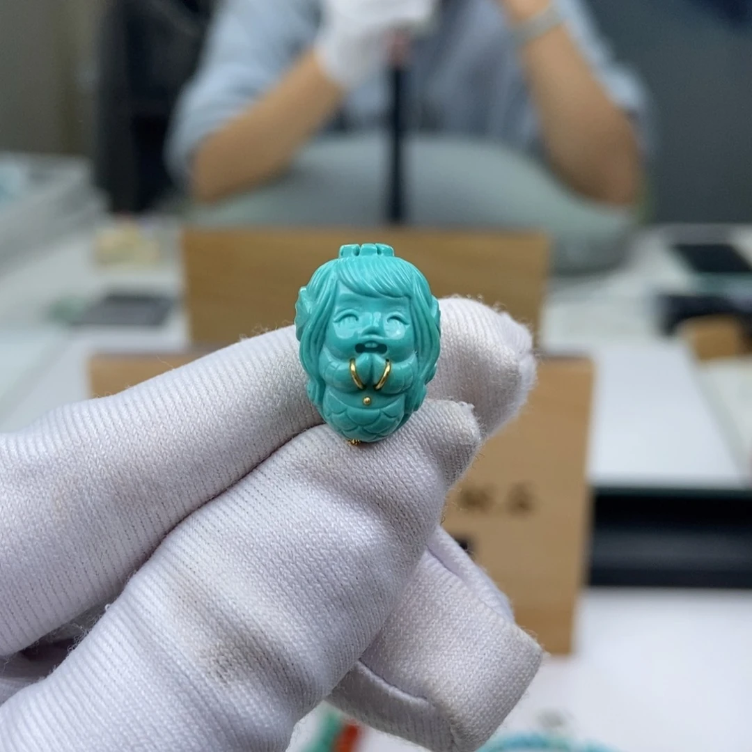未镶嵌绿松石珠宝奇石