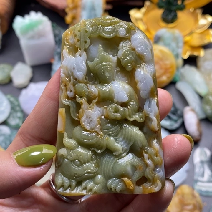 定制翡翠未镶嵌地藏王