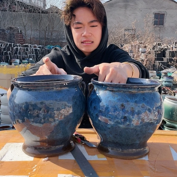 红陶宜兴紫砂花盆18/18