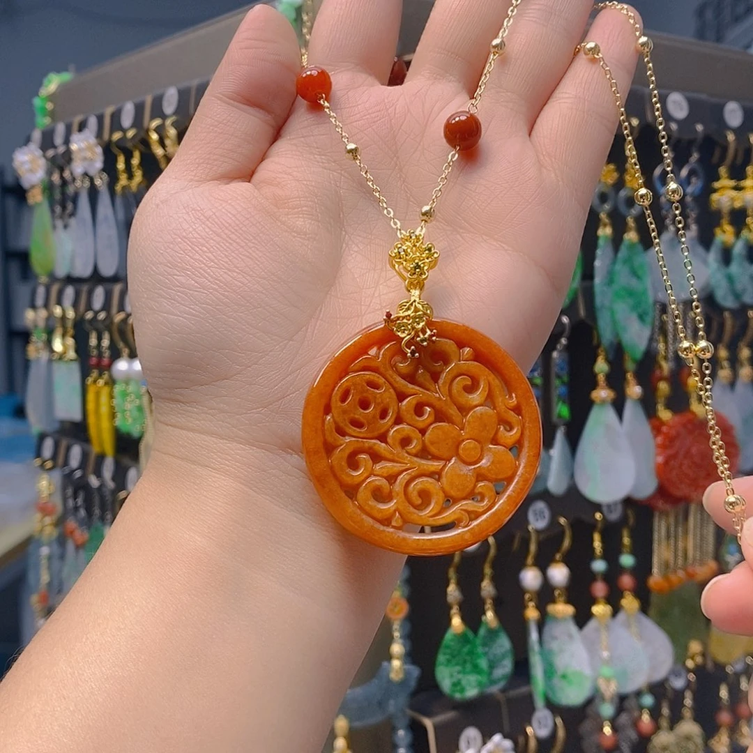 颈饰未镶嵌翡翠翡翠