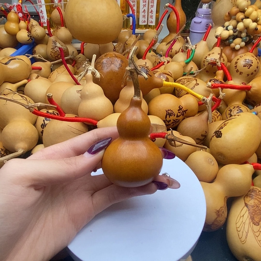 俗***头香榧木葫芦工艺品