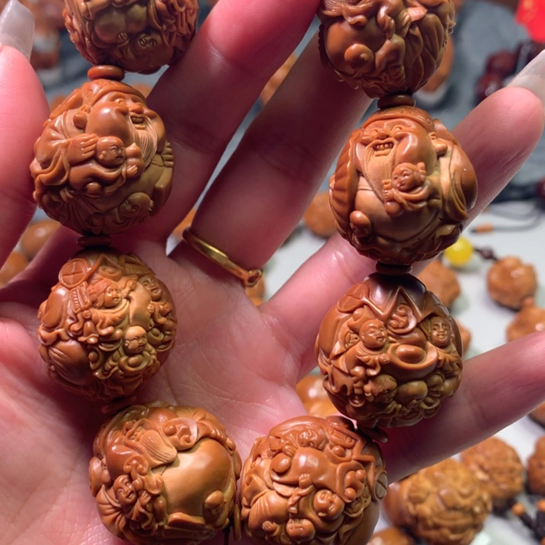 【闪购商品】橄榄核手串/手链D****r五子财神