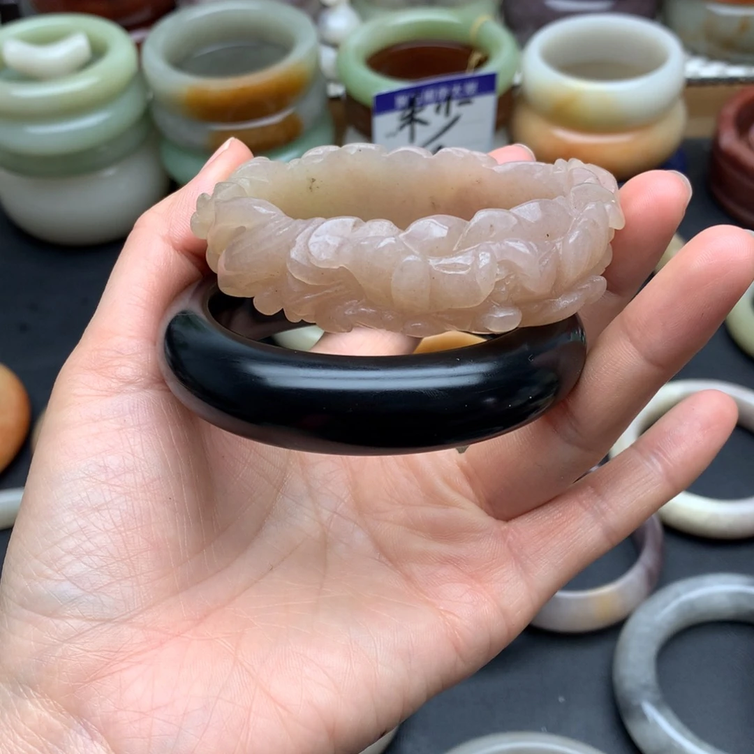 石英质玉手镯未镶嵌爱*福利秒杀有瑕疵不退货