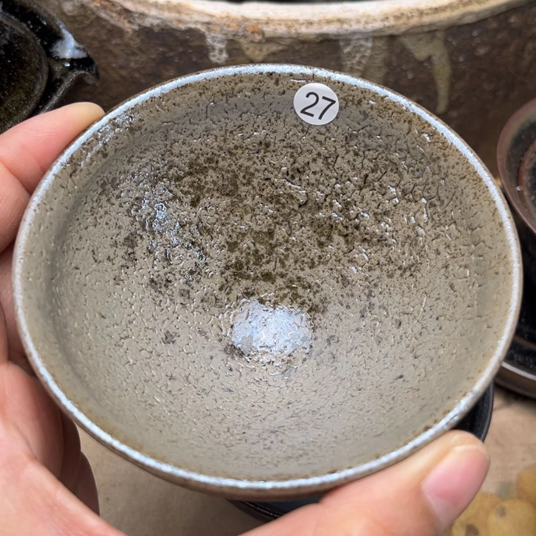 茶盏义兴龙窑坚持真柴烧