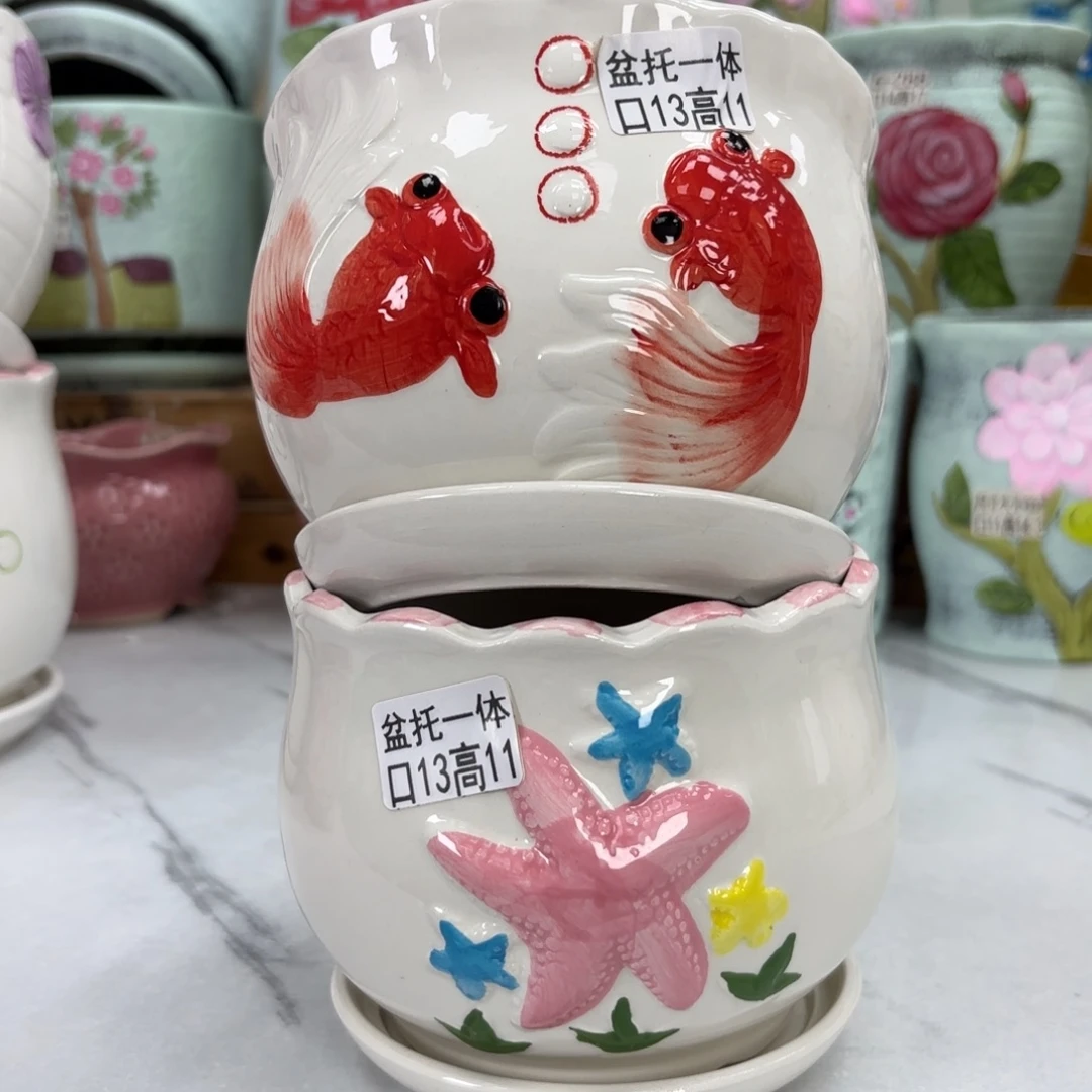 @夏西陶瓷花盆@@5955977
